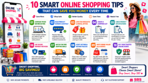 Online Shopping Tips Infographic